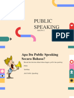 Public Speaking by Aldi DC