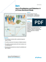 The Gut Microbiota in Prediabetes and Diabetes - A Population-Based Cross-Sectional Study