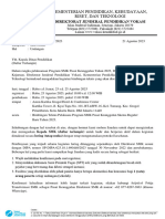 Surat UND BIMTEK SMK PK REG BARU TAHAP 1 Tahun 2023