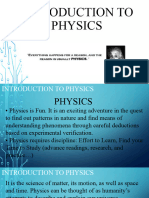 Introduction To Physics I