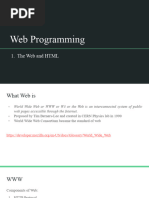 01.the Web and HTML