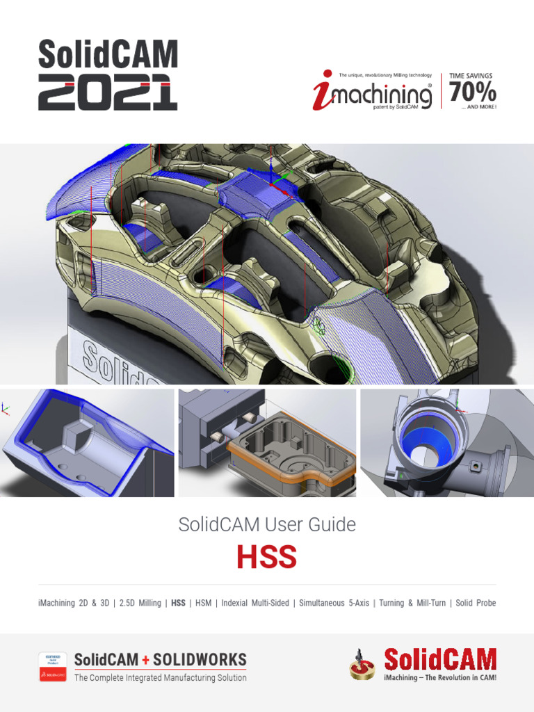 SolidCAM 2021 HSS User Guide PDF Machining Curve
