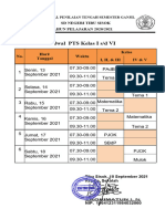 Jadwal PTS 1