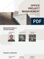Office Project Management (Risk Management) - Group 1