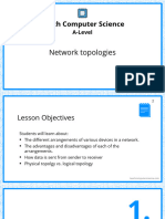 A-Level Presentation - 20 Network Topologies