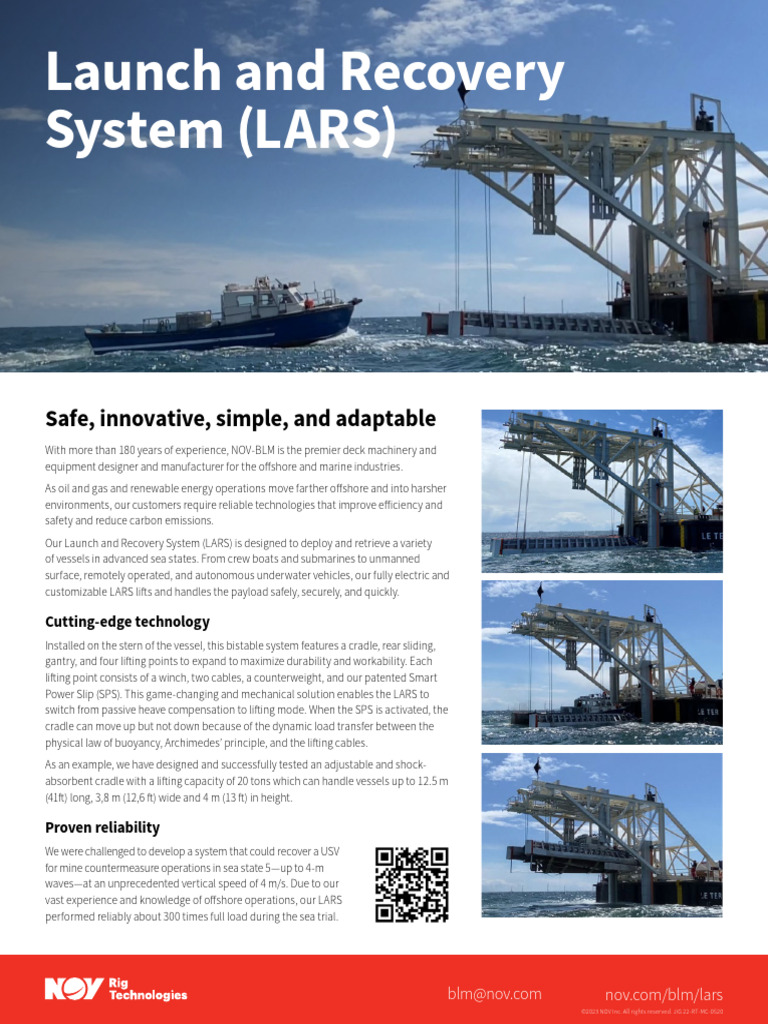 Advanced Launch and Recovery System (LARS) | PDF