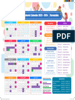 Academic Calendar - Karnataka - 2023-24