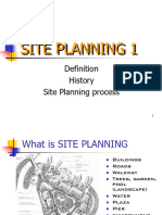 Brief History and Site Planning Process