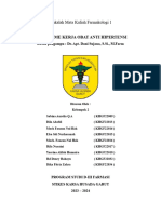 Makalah Mata Kuliah Farmakologi 1 Kelompok 2