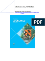 Solution Manual For Economics 13th Edition Michael Parkin