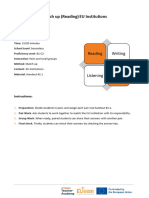 2.1.1 Match Up - EU Institutions - Activity Form