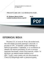 Prezentare de Caz Hematologie