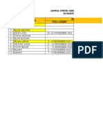 Jadwal Survei Akreditasi 2023