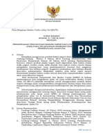 Surat Edaran Menteri PUPR - Pengendalian Impor Dan TKA Pada Pembangunan Dan Pengelolaan Jalan Tol