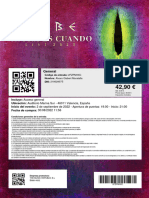 General: Código de Entrada: 2FZPNHXC Nombre: Alvaro Gisbert Moratalla DNI: 21802957S