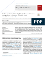 Student Organizational Citizenship Behavior Nature and Structure Among Students in Elementary and Middle Schools