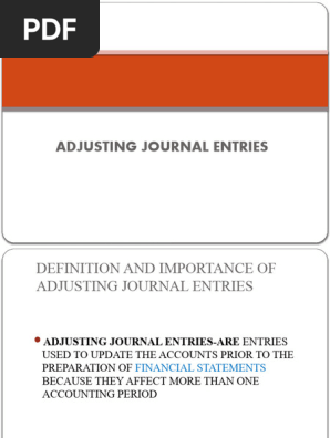 Adjusting Entries for Students