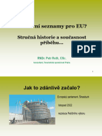 Historie Pozitivních Seznamů EU - Petr Roth 2023