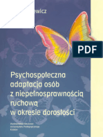 Psychospoleczna Adaptacja Osob Z Majewicz Piotr 001225