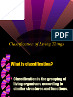 Classification Living Things - Taxonomy