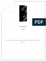 C Piscine: Summary: This Document Is The Subject For The Module C 10 of The C Piscine at 42