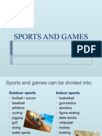 Sports and Games 6 Form 11.09