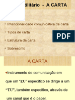 Texto Utilitário - A CARTA
