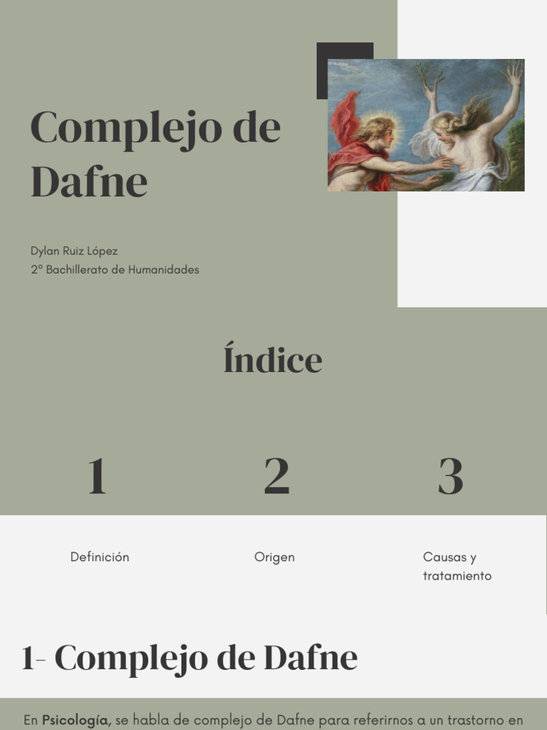 Complejo de Dafne: Causas y Tratamiento | PDF | La sexualidad humana ...