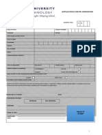 Re Admission Application PDF