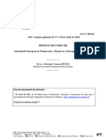 Projeto de Parecer - Autoridade Europeia de Preparação e Resposta A Emergências Sanitárias - Versão PT - COR-2021-04928-00-00-PAC-TRA-PT