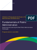 SEELL OEP 1 Fundamentals of Public Administration June 2023