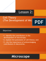 General Biology 1 Lesson 2 Development of Microscope