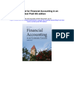 Solution Manual For Financial Accounting in An Economic Context Pratt 9th Edition