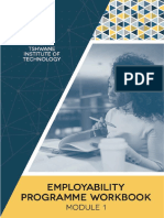 Employability Programme Workbook - Module 1