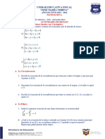 Actividades de Repaso - 2°t - Matemática 2°bgu