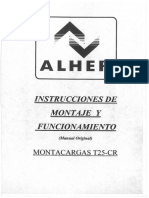 Montacargas Alher t25-Cr