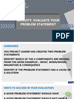 Activity: Evaluate Your Problem Statement