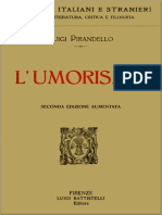 Pirandello - L'Umorismo