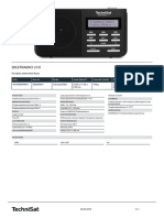 Technisches Datenblatt DIGITRADIO 210