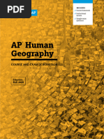 Ap Human Geography Course and Exam Description