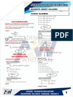 FACTORIZACIÓN