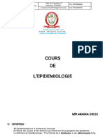 ÉPIDÉMIOLOGIE MR Driss