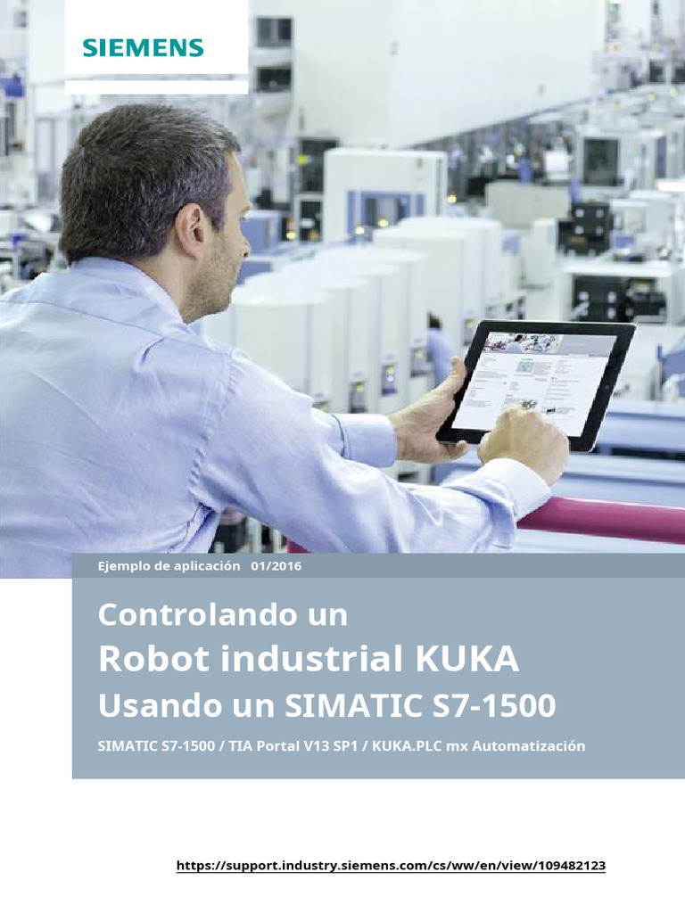 Control de Robot KUKA con SIMATIC S7 | PDF | Controlador lógico ...