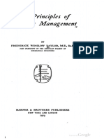 Principles of Scientific Management (Taylor)
