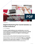 La guida definitiva di digital marketing per centri estetici - Mirko Cuneo