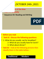 Présentation1 Signs of The Time (Reading and Writing)