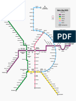 Metro Map 2025 - Bengaluru City