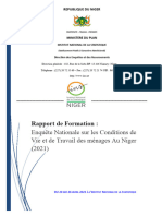 H28. Niger - Rapport - Formation Des Enquêteurs Sur Le Travail Forcé - New