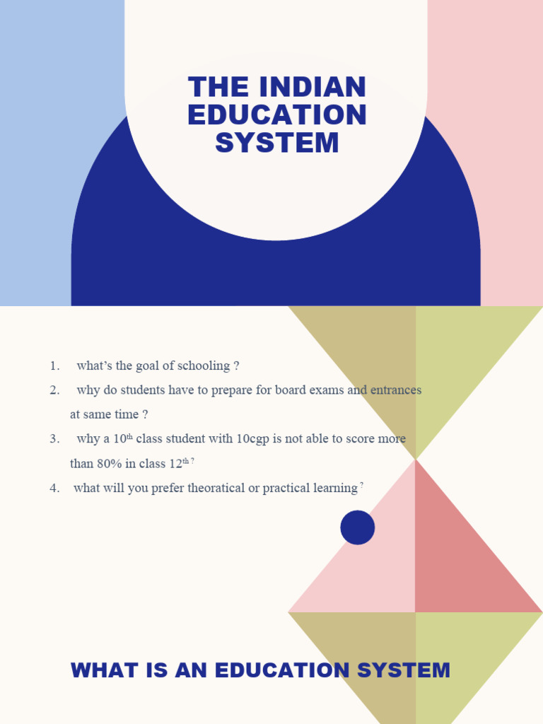 Hierarchy of India's Education System | PDF | Teachers | Behavior ...
