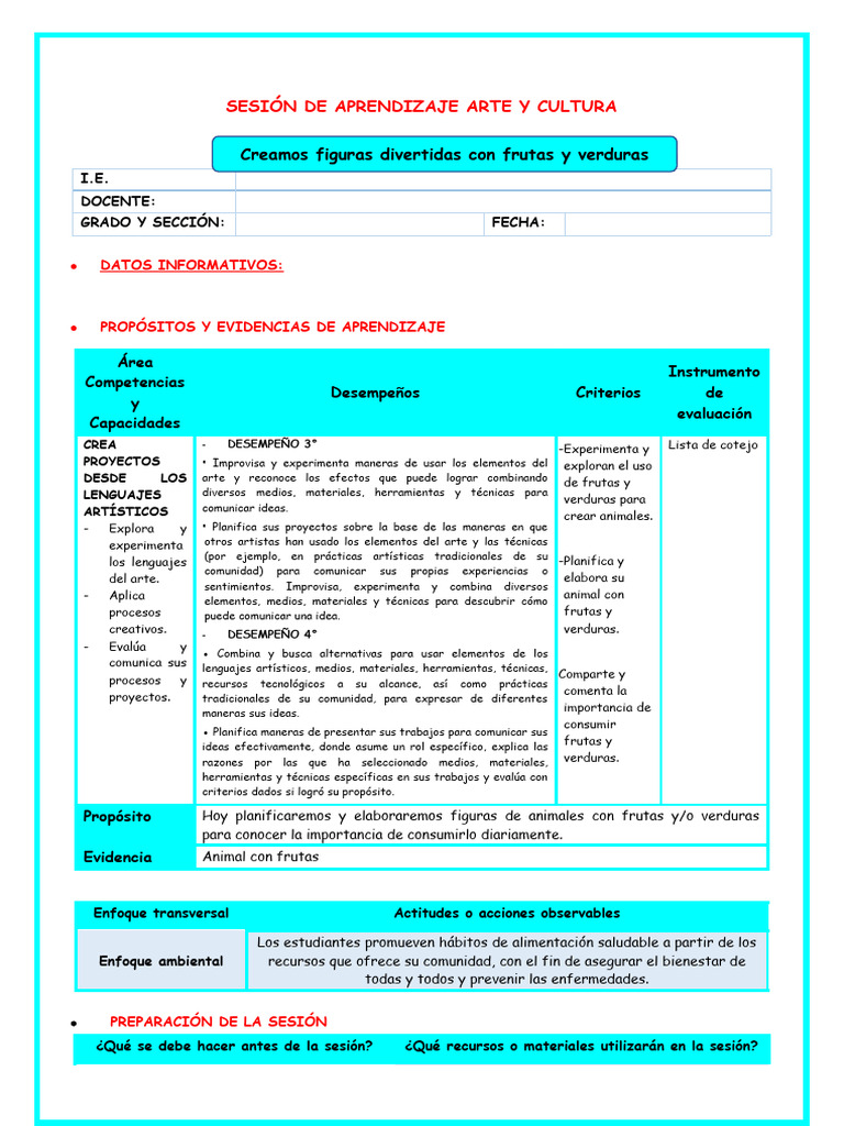 IV Ses Vier 8 Ayc Figuras Con Frutas y Verduras Maestras de Primarias ...